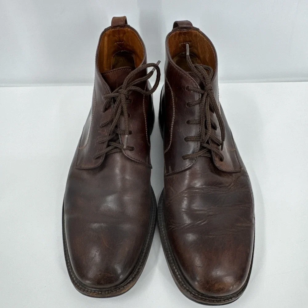 Cole Haan Mens‎ Chucka Leather Boots Size 11M Quality Leather Brazil